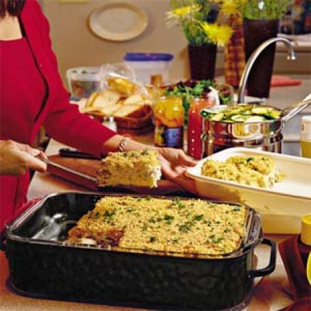 Crispy Chicken-and-Rice Casserole