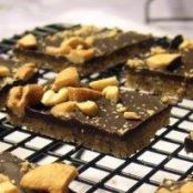 Mocha Toffee Cashew Bars