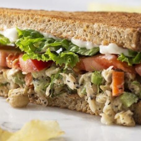Chickpea Tuna Salad Sandwiches