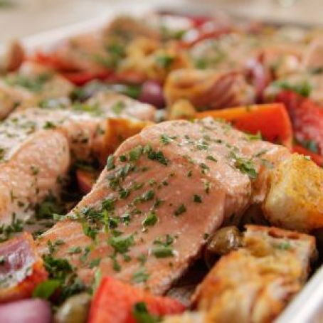 Spanish Baked Salmon