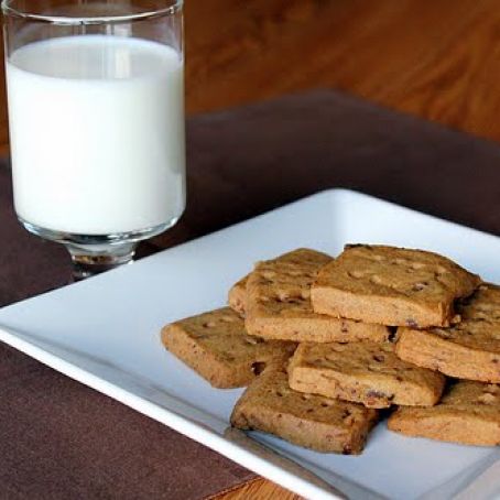Espresso Chocolate Chip Shortbread