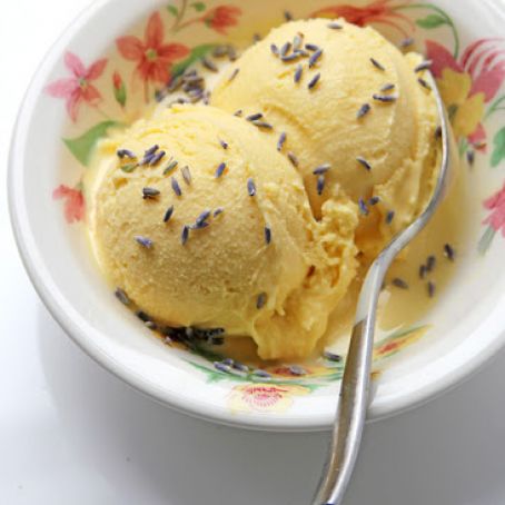 Lavender Honey Ice Cream