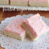 Frosted Sugar Cookie Bars