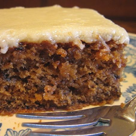 Prune Cake with Glazed Topping