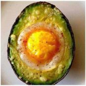 Baked Avocado with Egg