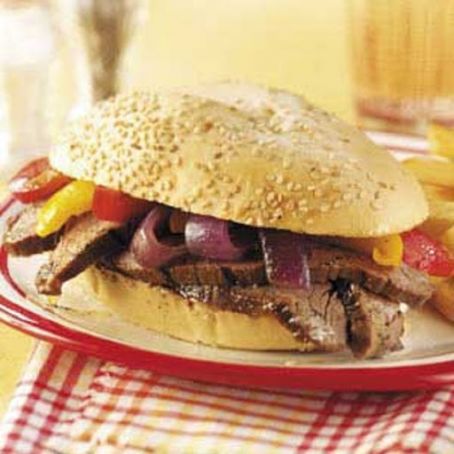 Flank Steak Sandwiches