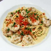 Fresh Pesto Shrimp Pasta