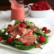 Seared Duck Breast Salad with Raspberry Vinaigrette - Swerve Sweetener