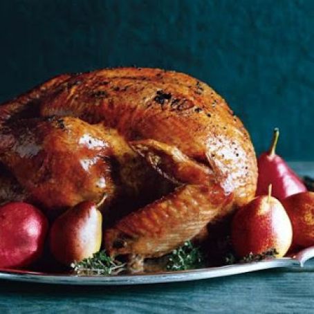 ROAST TURKEY w/BLACK TRUFFLE BUTTER