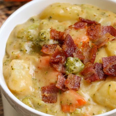 Loaded Broccoli Cheese Soup