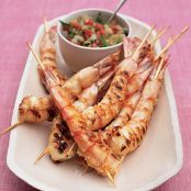 Ginger Shrimp with Tomato Relish