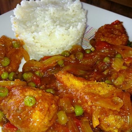 Estofado de Pollo American Style (Peruvian Stewed Chicken)