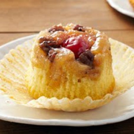 Pineapple Upside-Down Cupcakes
