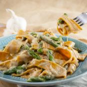 Vegan Fettuccine with Cauliflower Alfredo