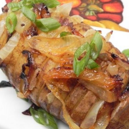 Grilled Baked Potatoes