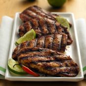 Lime- and Chili-Rubbed Chicken Breasts