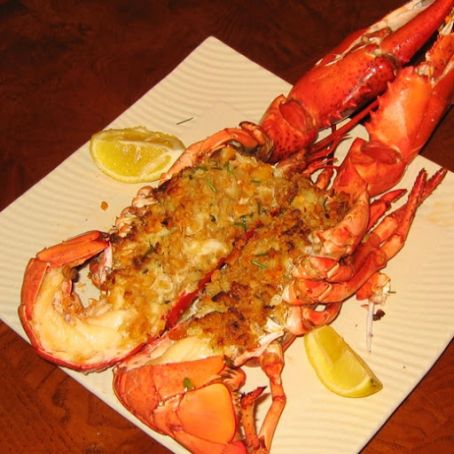 Jasper White's Baked Stuffed Lobster
