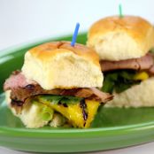 Roble Ali's Hawaiian Pork Tenderloin Sliders