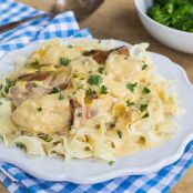 Sour Cream and Bacon Crockpot Chicken