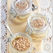 Peanut Butter Banana Cream Pie in a jar