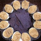 Hummus deviled eggs