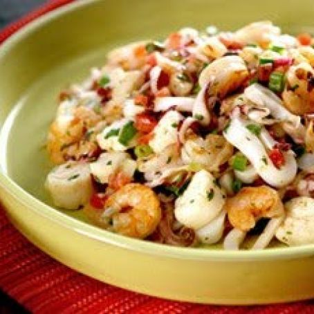 Chilled Grilled Seafood Salad