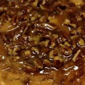 Upside Down Caramel Apple Pie