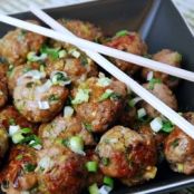 Asian Style Pork Meatballs