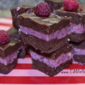 Chocolate Raspberry Paleo Fudge