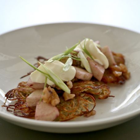 Latkes with Charoset