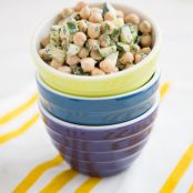 Cucumber Chickpea Salad