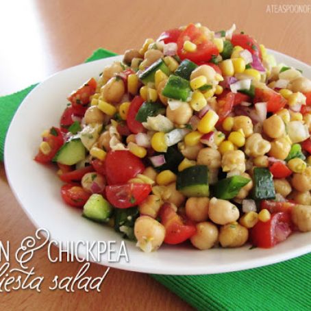 Corn & Chickpea Fiesta Salad