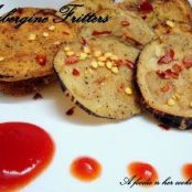 AUBERGINE FRITTERS