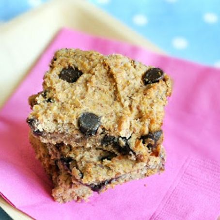 Healthy Chocolate Chip Blondies (with beans)-Chocolate Covered Katie