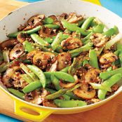 Sugar Snap Pea & Mushroom Sauté