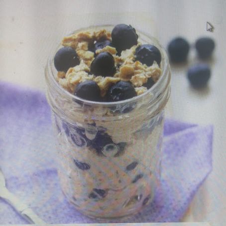 Blueberry Muffin Overnight Oats