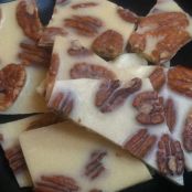 Low Carb White Chocolate Pecan Bark