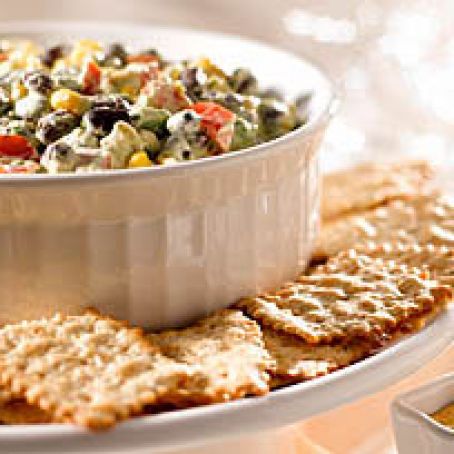 Southwest Avocado Bean Dip