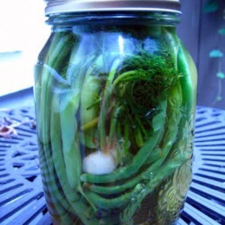 Klamath River Spicy Pickled Green Beans