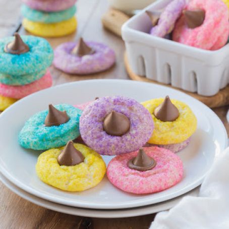 Easter Kiss Butter Cookies