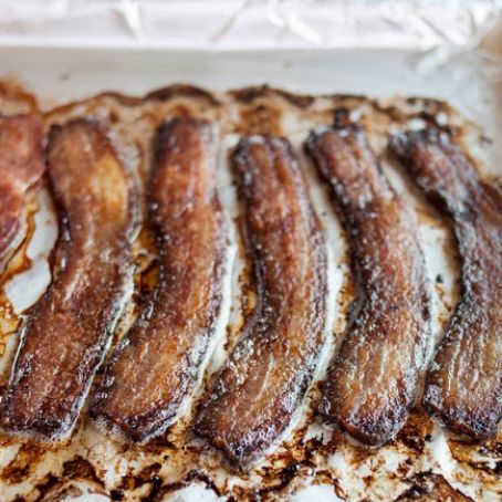 Bacon Cooked in the Oven