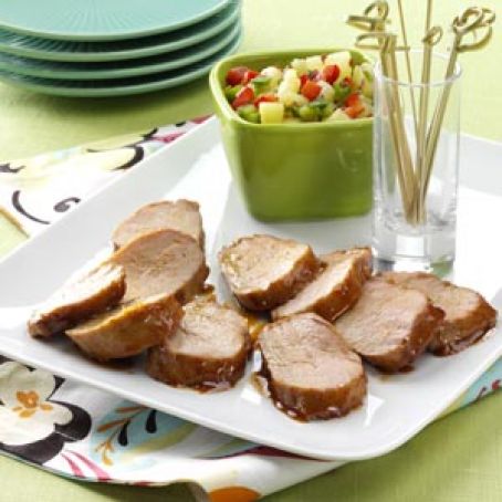 Pork with Pineapple Salsa
