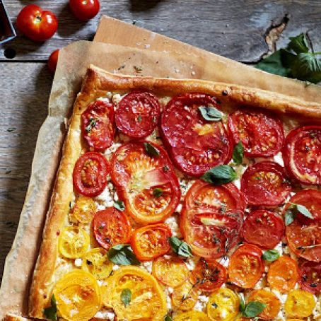 Heirloom Tomato, Feta & Thyme Pastry