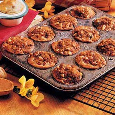 Muffins, Rhubarb Nut