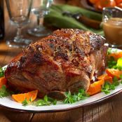 Garlicky Pernil with Shallot Gravy