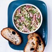 Potted Ham with Cabbage and Pickles