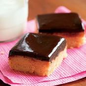Peanut Butter & Chocolate Shortbread Bars