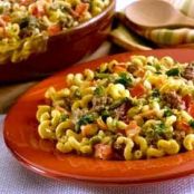 CHEESEBURGER PASTA 'N VEGETABLES DINNER