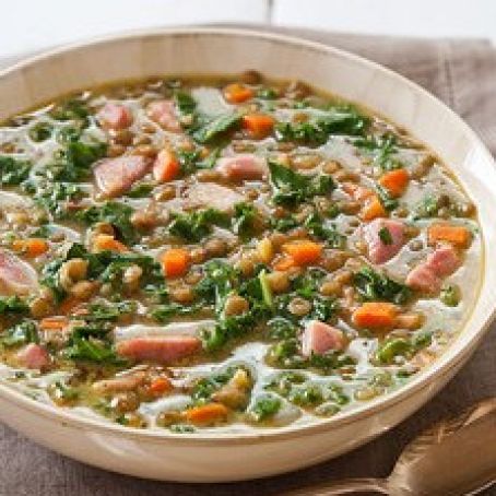 Lentil Soup with Ham