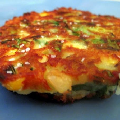 Corn, Kale, and Leek Fritters